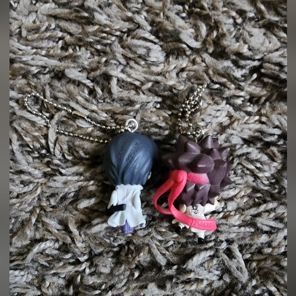 Rurouni Kenshin Sagara Sanosuke & Shinomoro Aoshi Mini Hanging Figures - Picture 3 of 3